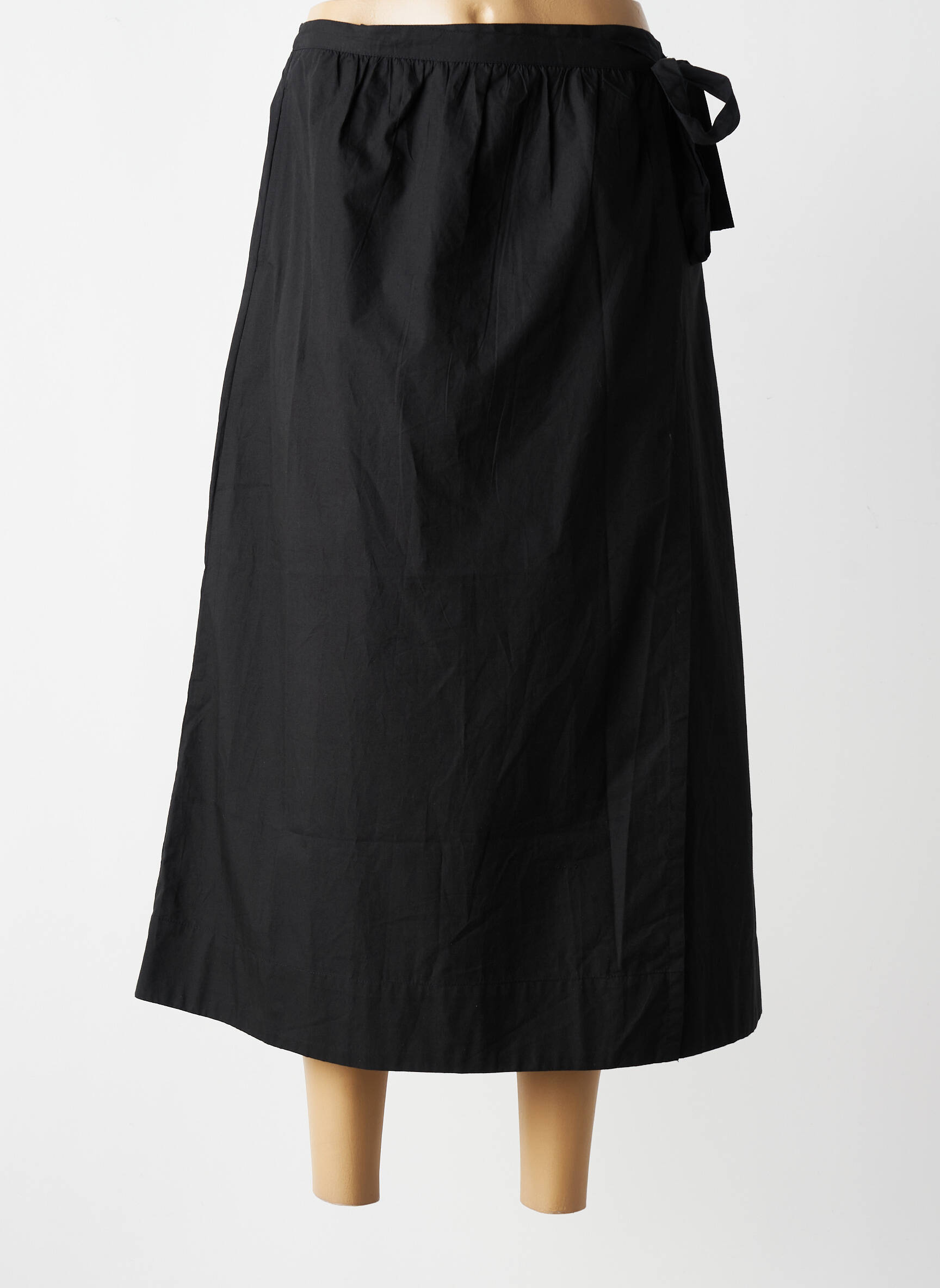 Jupe longue doublure noir LEON & HARPER femme