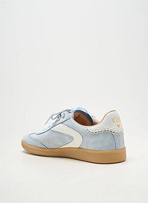 Baskets bout rond talon plat jusqu'à 3cm bleu 0-105 femme