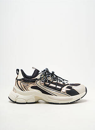 Baskets bout rond talon plat jusqu'à 3cm noir 0-105 femme
