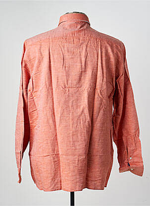 Chemise manches longues tissage popeline orange HACKETT homme
