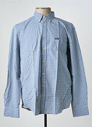 Chemise manches longues poches bleu FACONNABLE homme