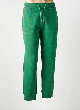 Jogging stretch taille normale vert SUPERDRY homme