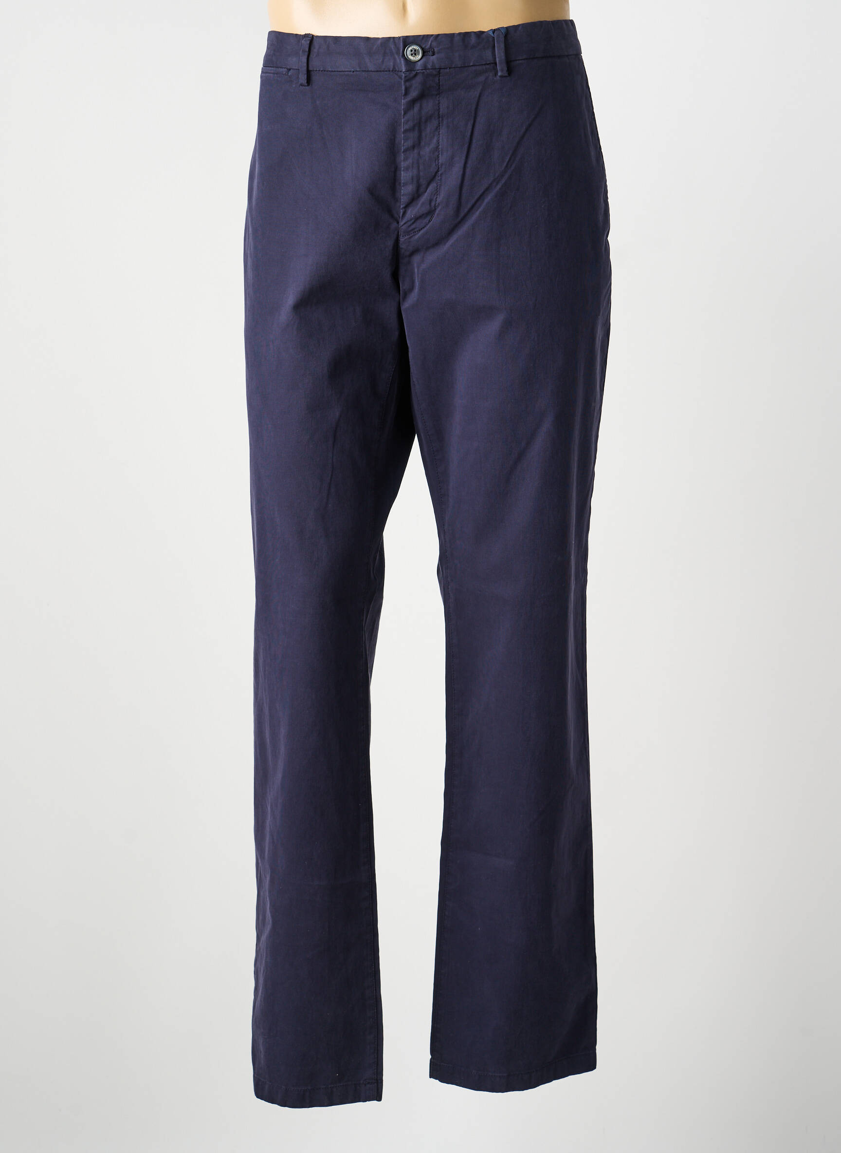 Pantalon chino stretch taille normale bleu TOMMY HILFIGER homme