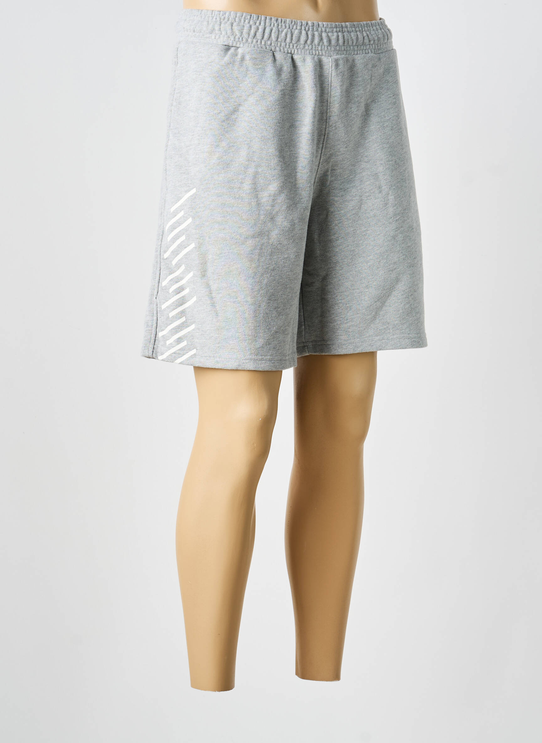 Short fermeture liens à nouer taille normale gris SUPERDRY homme