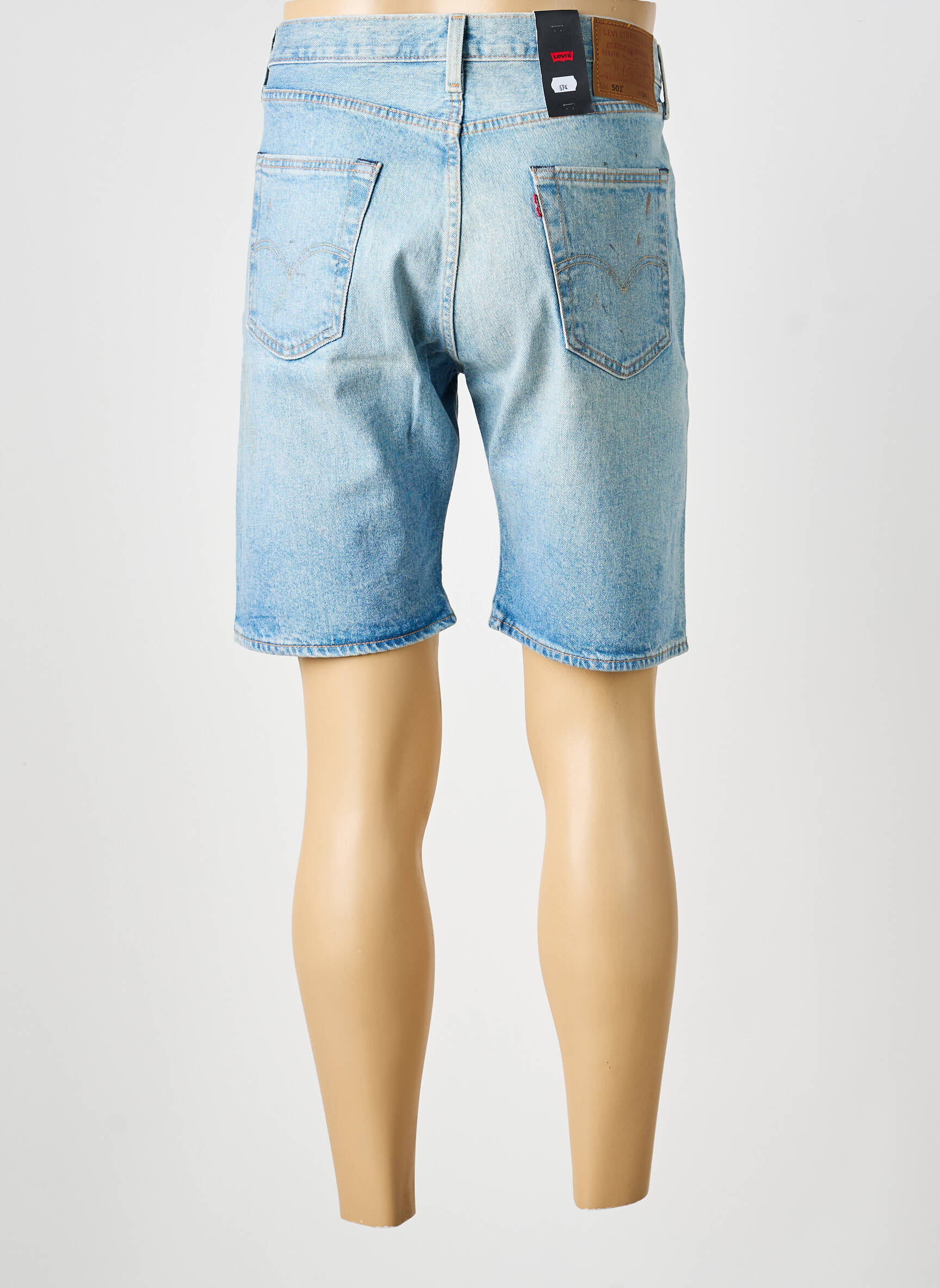 Bermuda tissage denim taille normale bleu LEVI'S homme