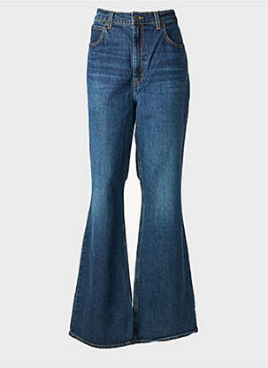 Jean coupe flare stretch taille haute bleu LEVI'S femme