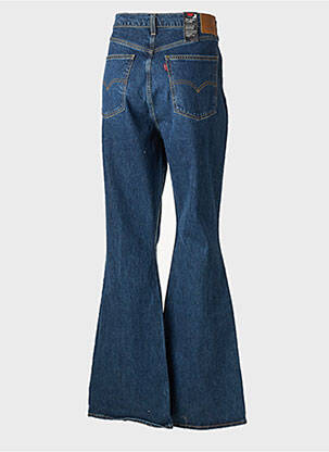 Jean coupe flare stretch taille haute bleu LEVI'S femme