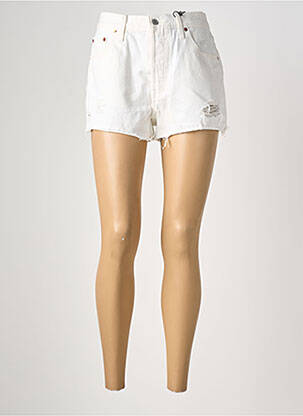Short tissage denim taille normale beige LEVI'S femme