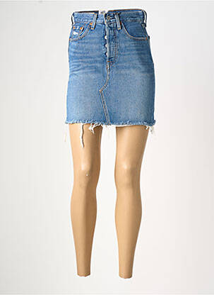 Jupe courte poches bleu LEVI'S femme