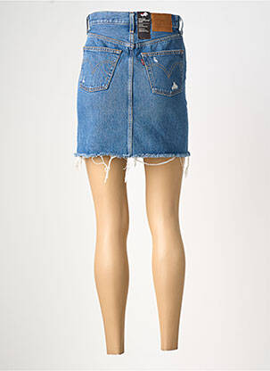 Jupe courte poches bleu LEVI'S femme