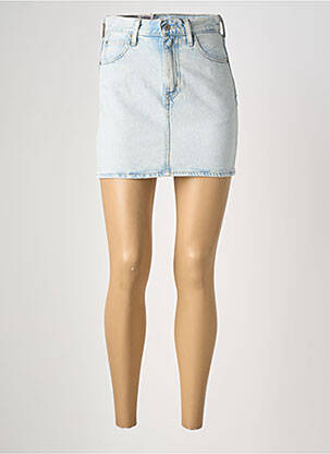 Jupe courte poches bleu clair LEVI'S femme