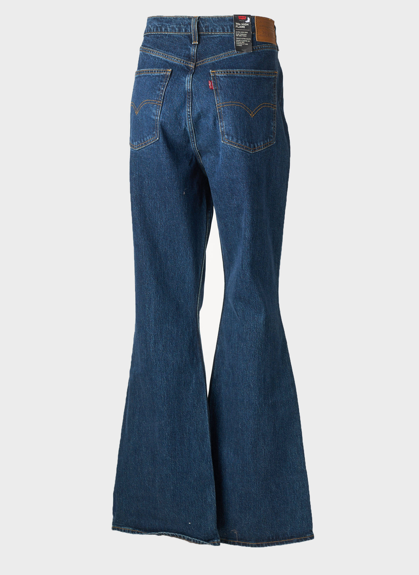 Jean coupe flare stretch taille haute bleu LEVI'S femme