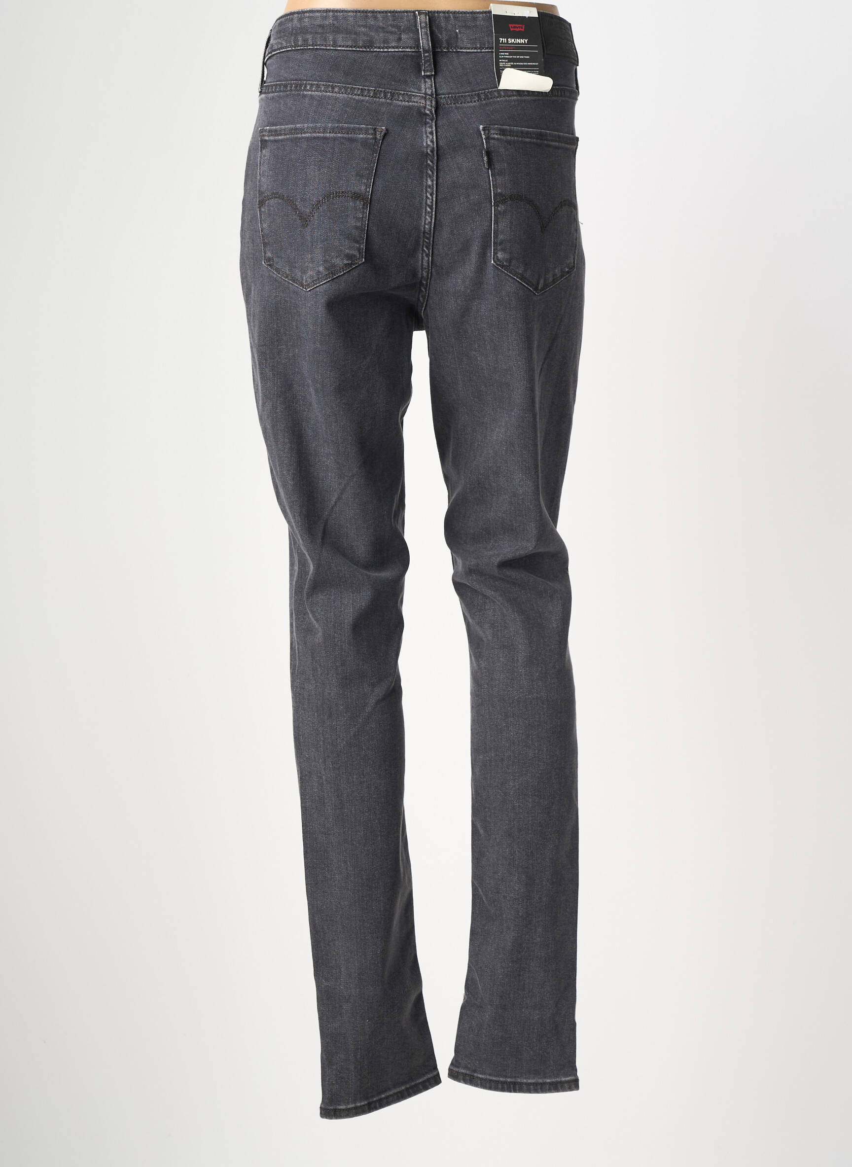 Jeans skinny taille normale taille normale noir LEVI'S femme