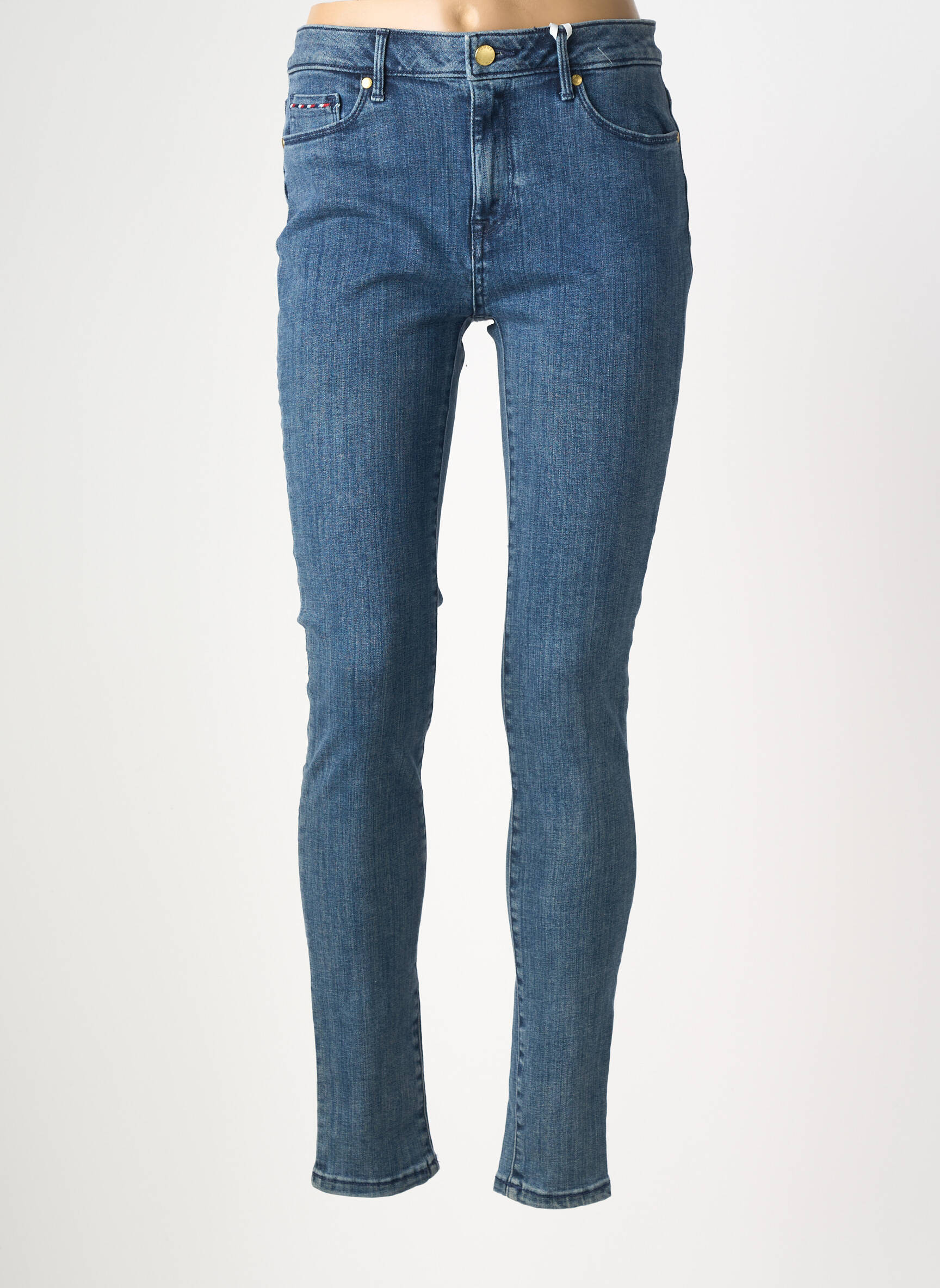 Jeans skinny taille haute taille haute bleu TOMMY HILFIGER femme