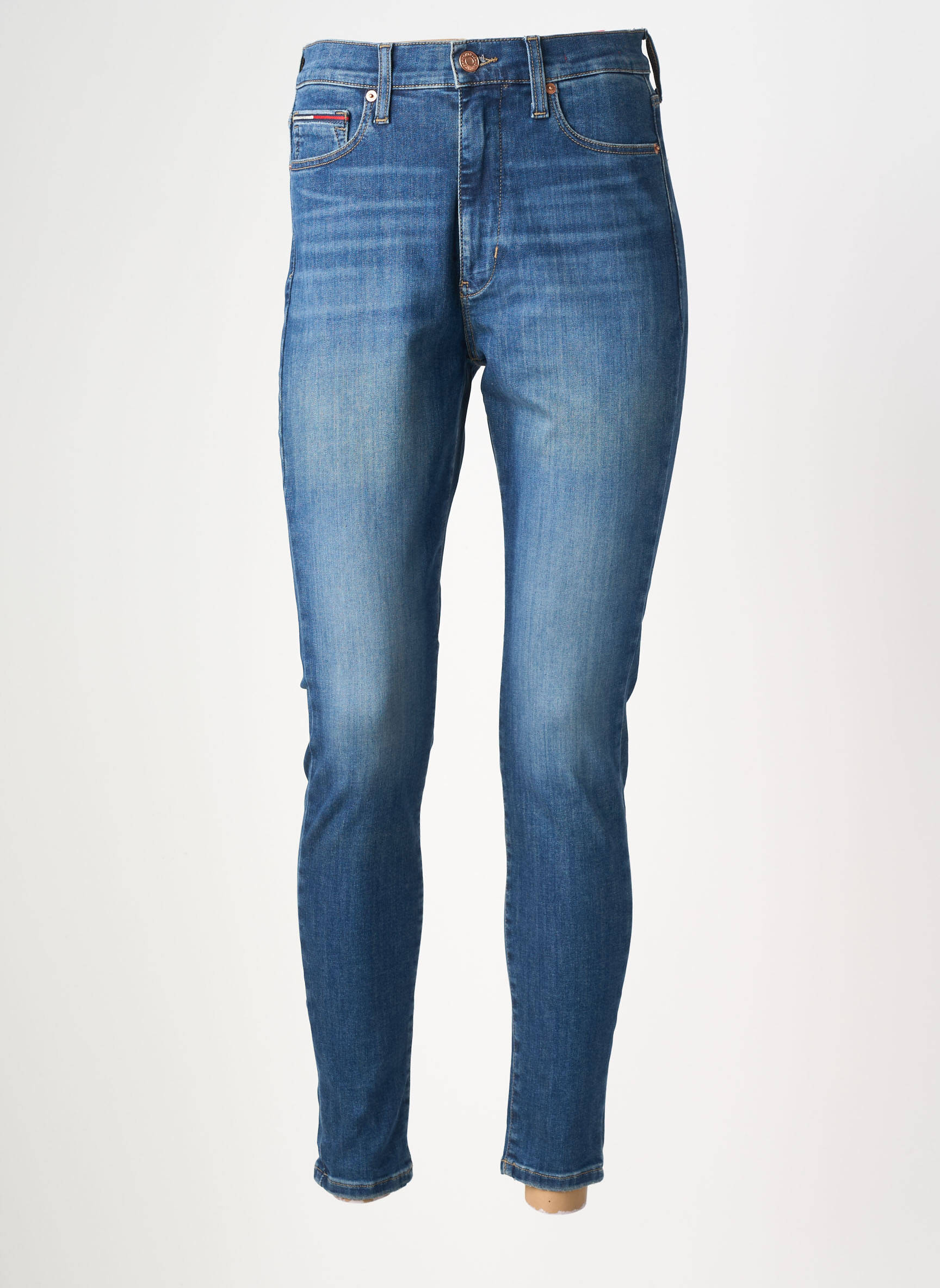 Jeans skinny taille haute taille haute bleu TOMMY HILFIGER femme