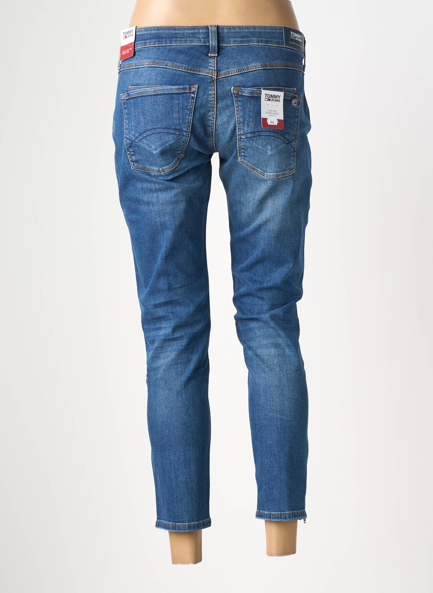 Jeans skinny taille normale taille normale bleu TOMMY HILFIGER femme