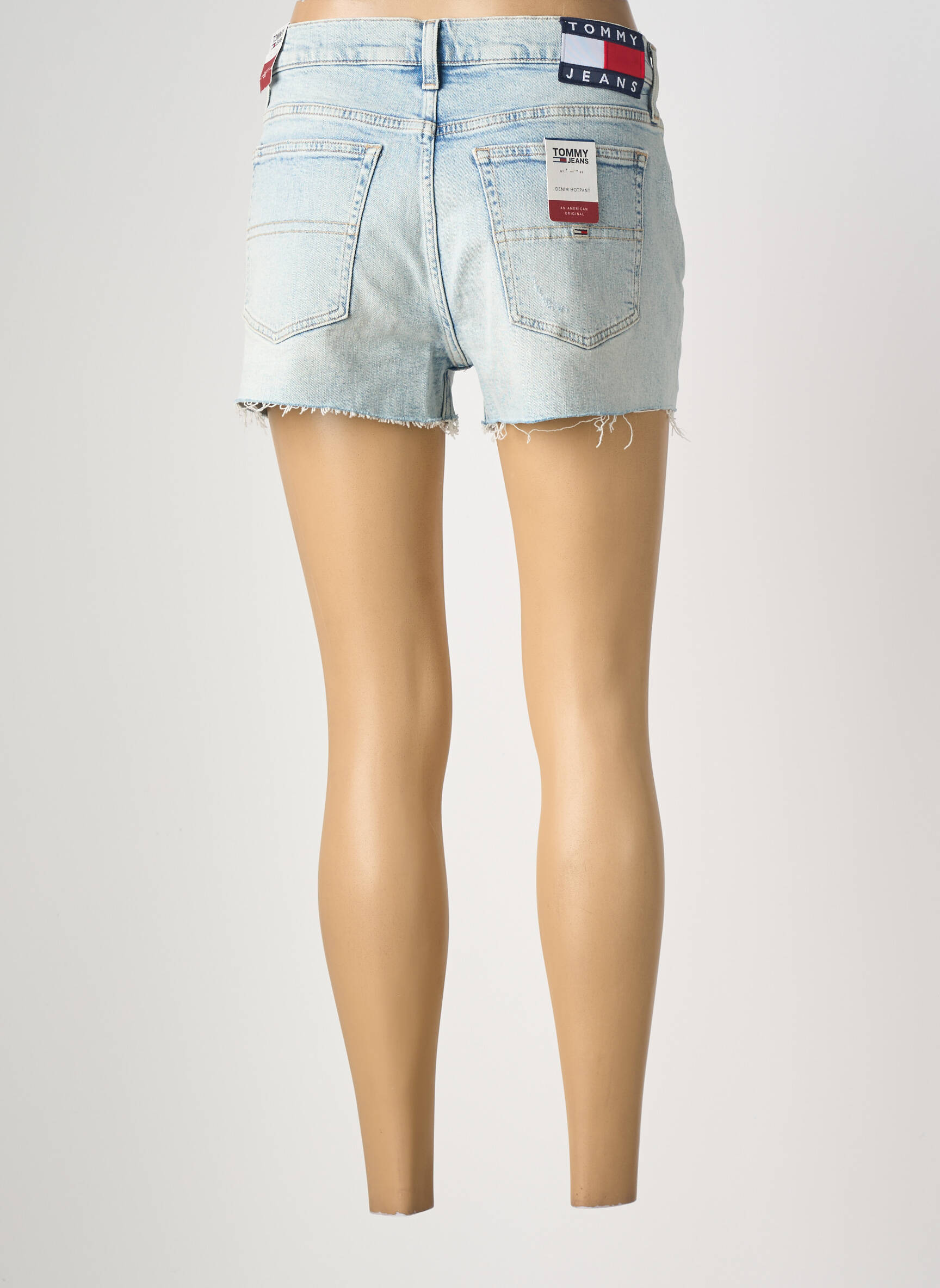 Short tissage denim taille normale bleu TOMMY HILFIGER femme