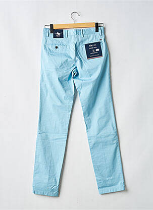 Pantalon chino fermeture zippée sous rabat avec crochet taille normale bleu TOMMY HILFIGER homme