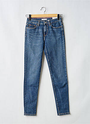 Jeans coupe slim broderie rivets taille normale bleu TOMMY HILFIGER femme