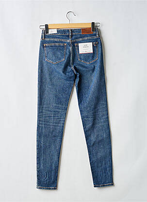 Jeans coupe slim broderie rivets taille normale bleu TOMMY HILFIGER femme