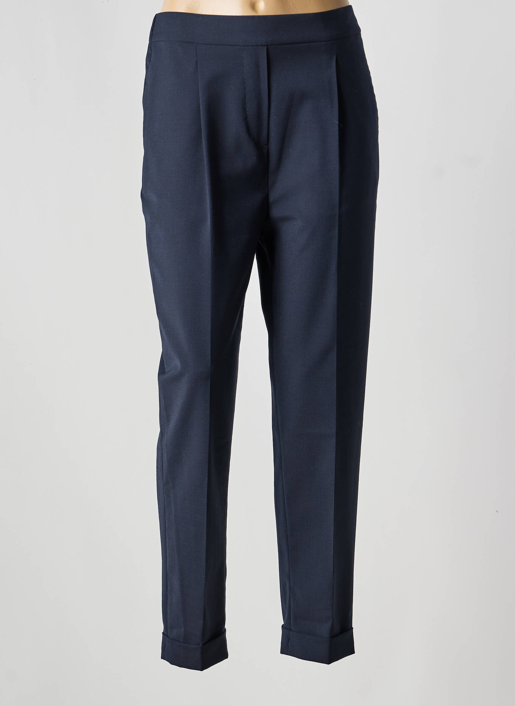 Pantalon slim taille élastique taille normale bleu TOMMY HILFIGER femme
