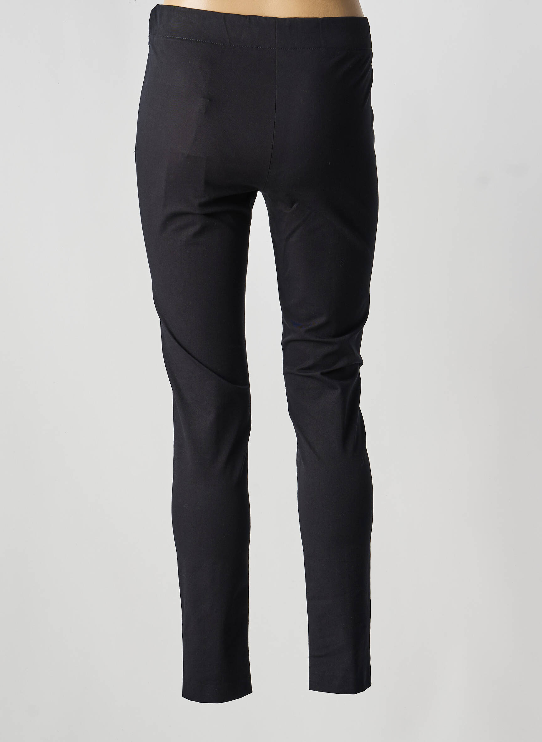 Pantalon slim stretch taille normale noir LACOSTE femme