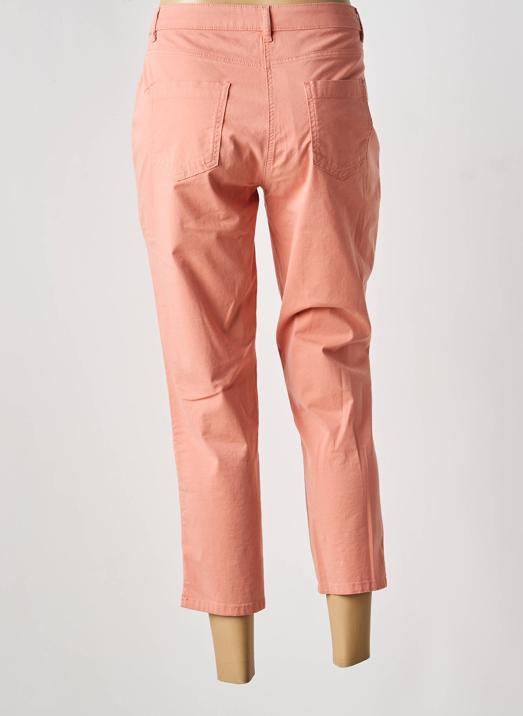 Pantalon 7/8 stretch taille normale rose FUEGO WOMAN femme