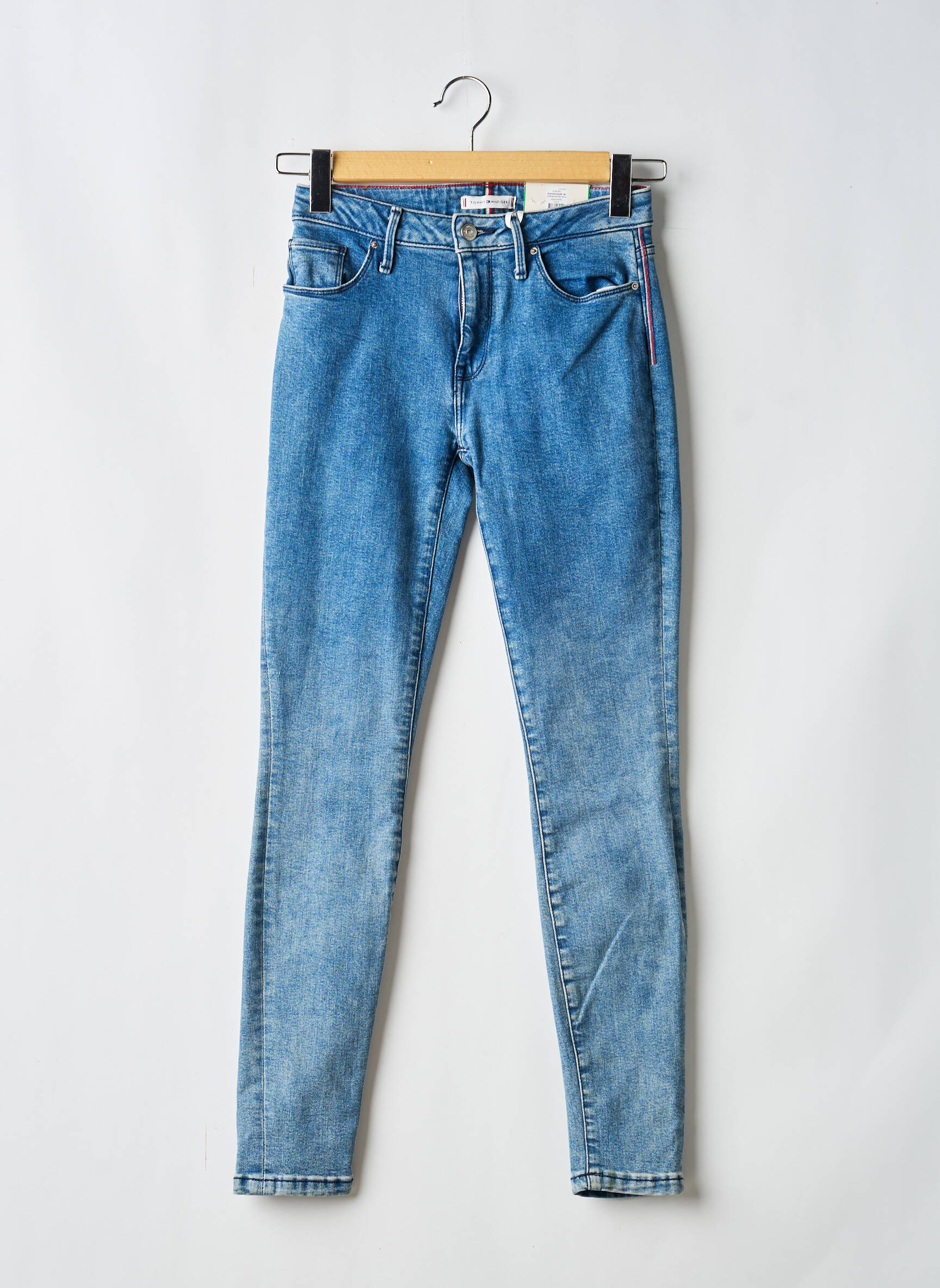 Jeans skinny taille normale taille normale bleu TOMMY HILFIGER femme