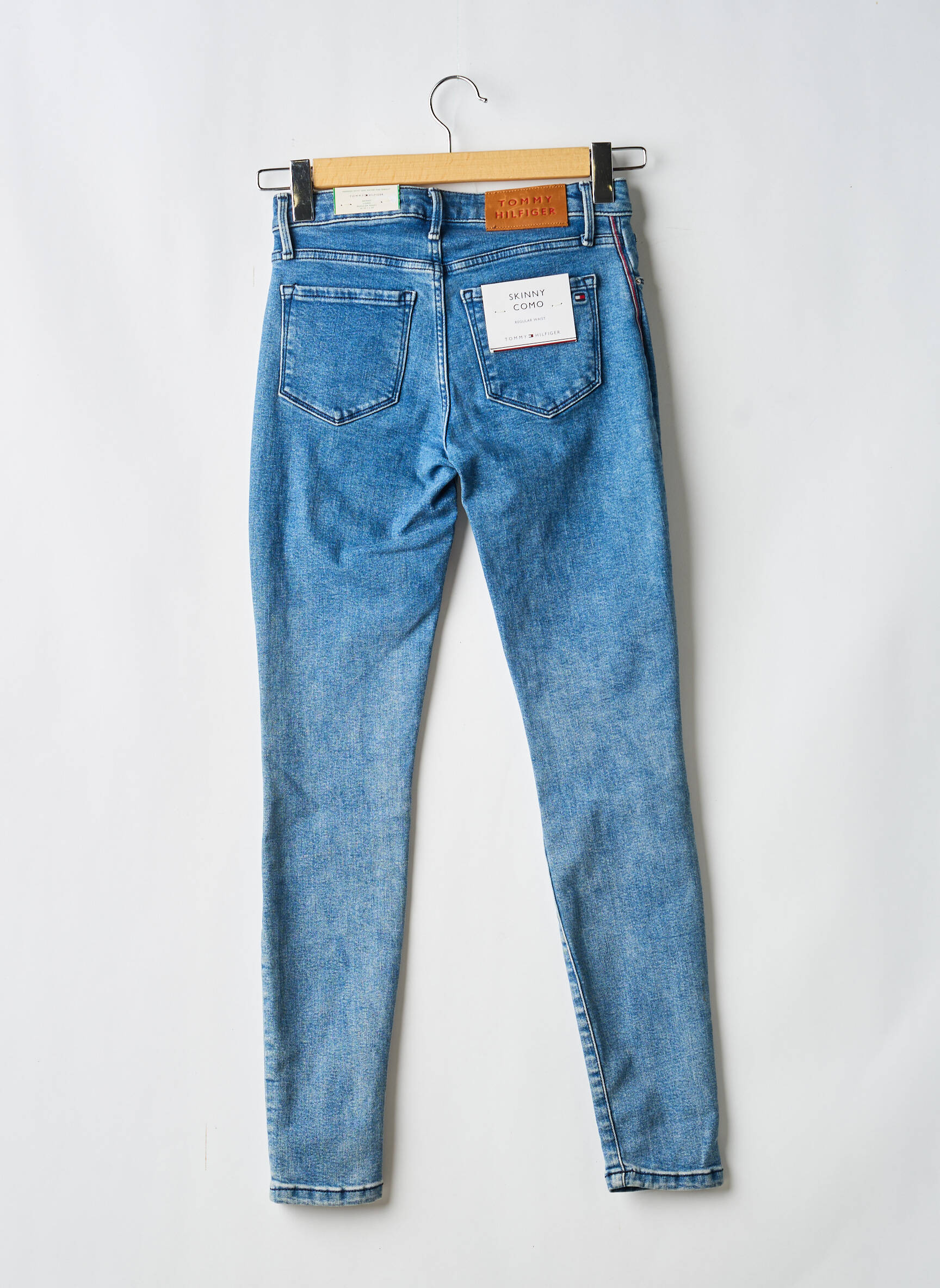 Jeans skinny taille normale taille normale bleu TOMMY HILFIGER femme