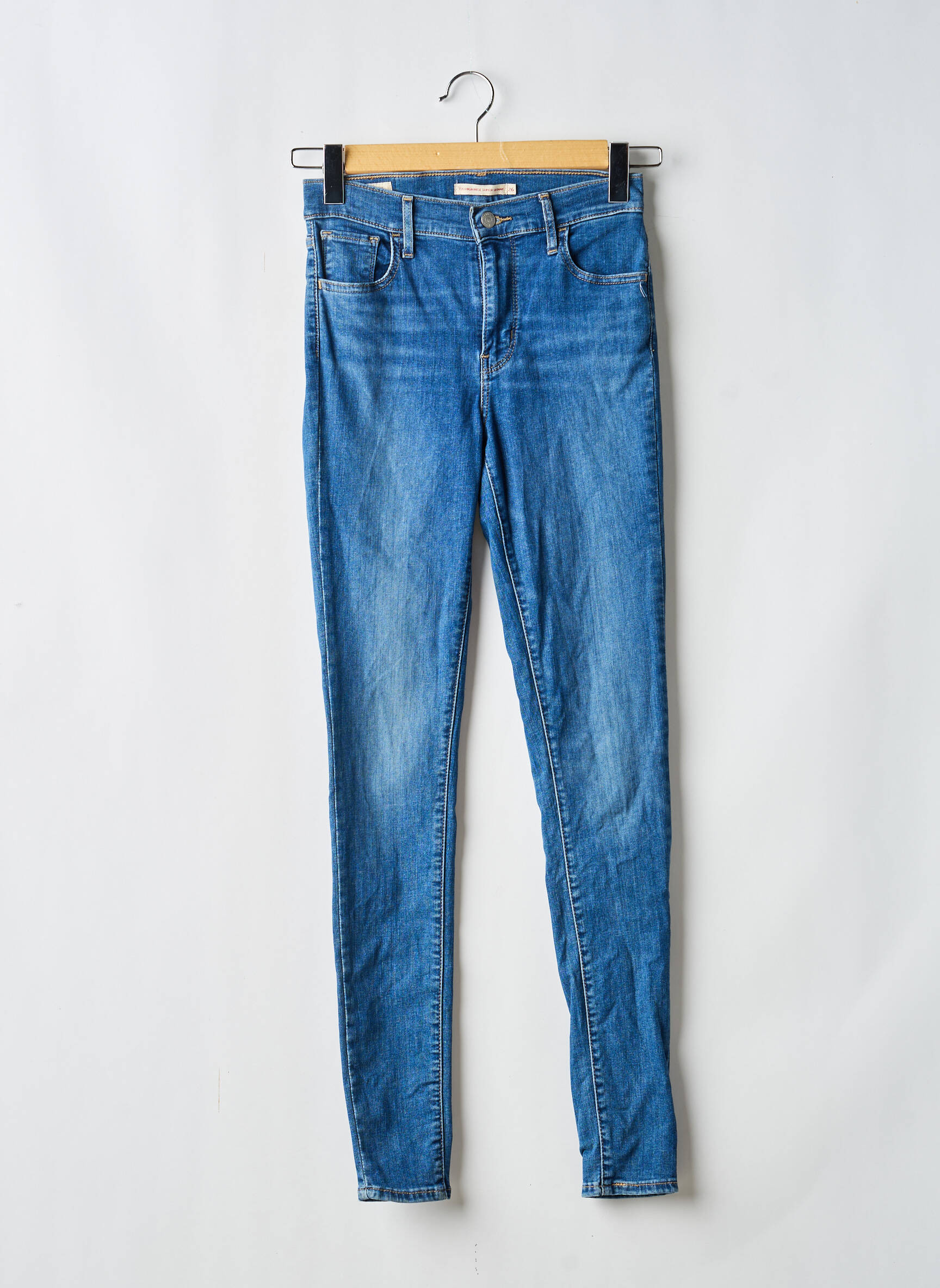 Jeans skinny taille normale taille normale bleu LEVI'S femme