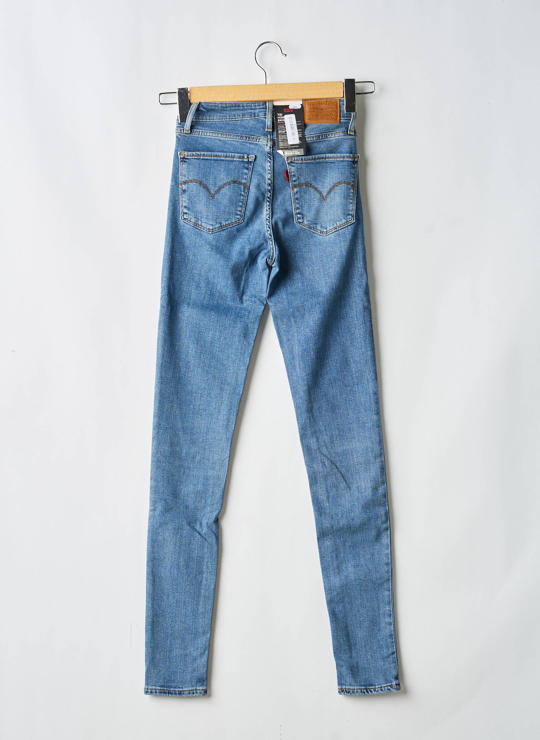 Jeans skinny taille normale taille normale bleu LEVI'S femme