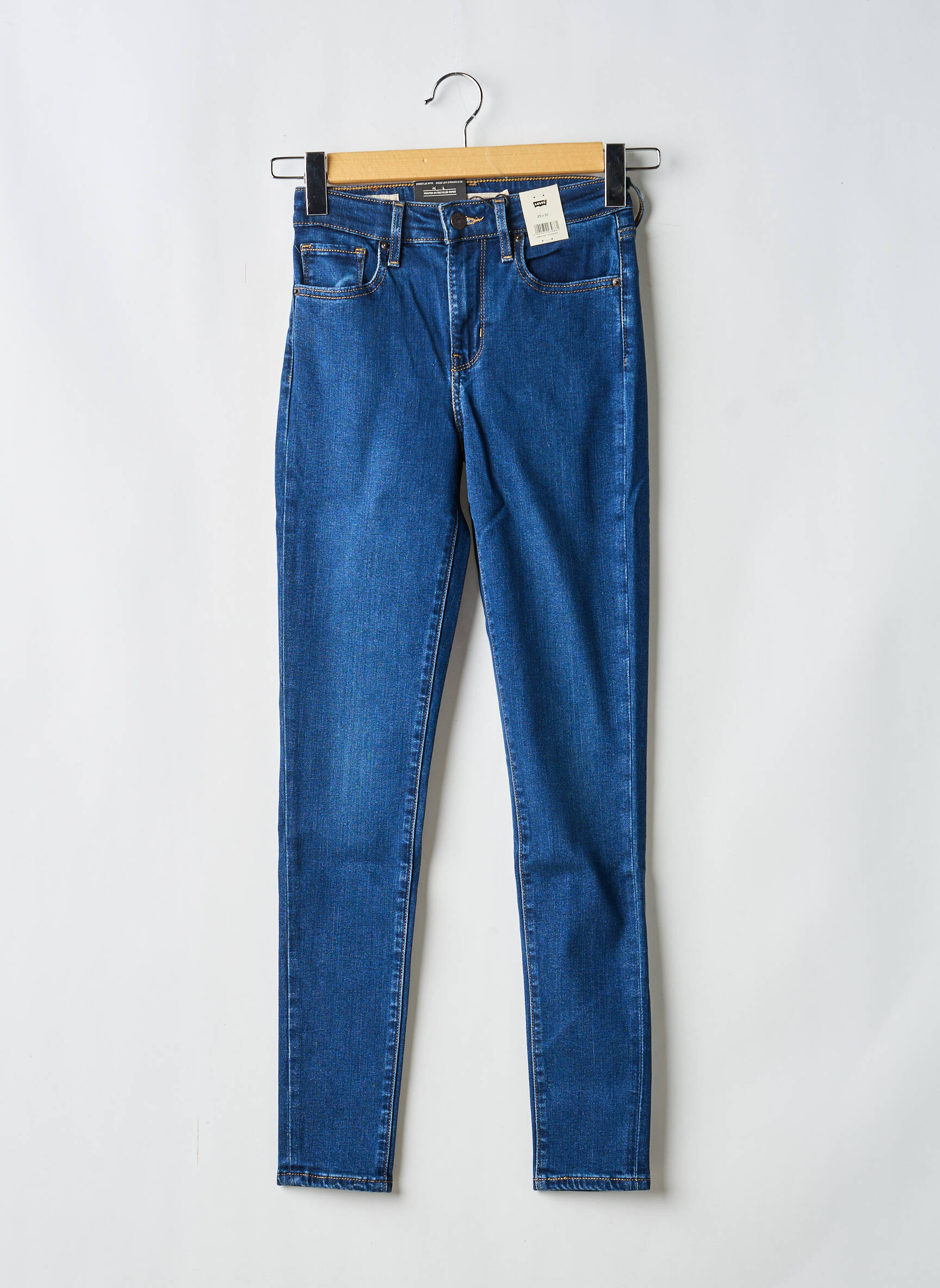 Jeans skinny taille normale taille normale bleu LEVI'S femme