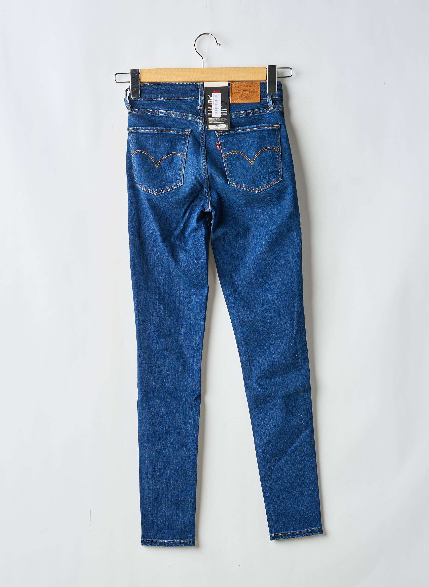 Jeans skinny taille normale taille normale bleu LEVI'S femme