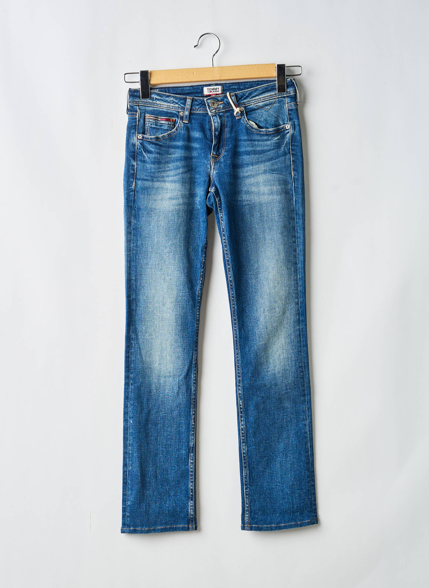 Jeans coupe droite taille normale taille normale bleu TOMMY HILFIGER femme