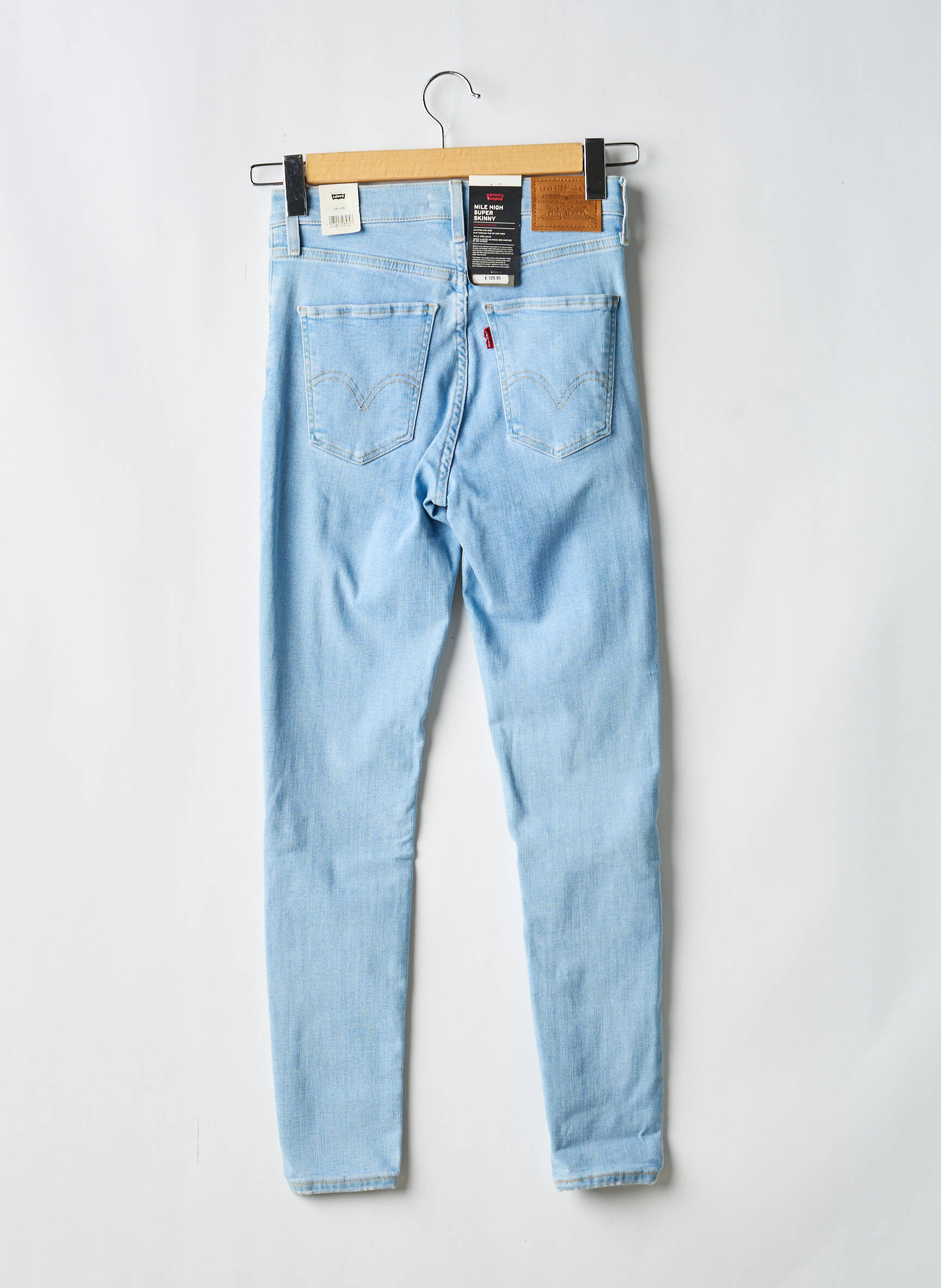 Jeans skinny taille normale taille normale bleu LEVI'S femme
