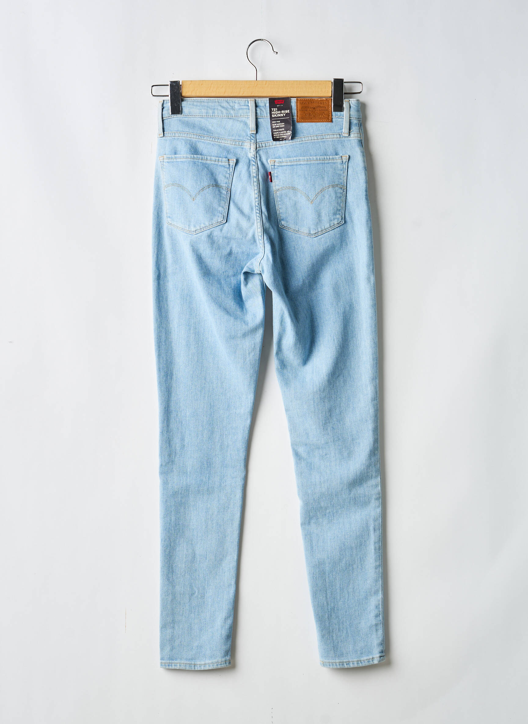 Jeans skinny taille normale taille normale bleu LEVI'S femme