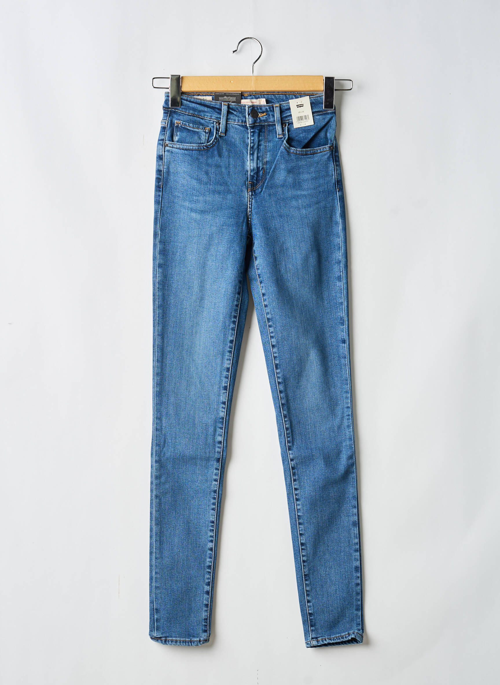 Jeans skinny taille normale taille normale bleu LEVI'S femme