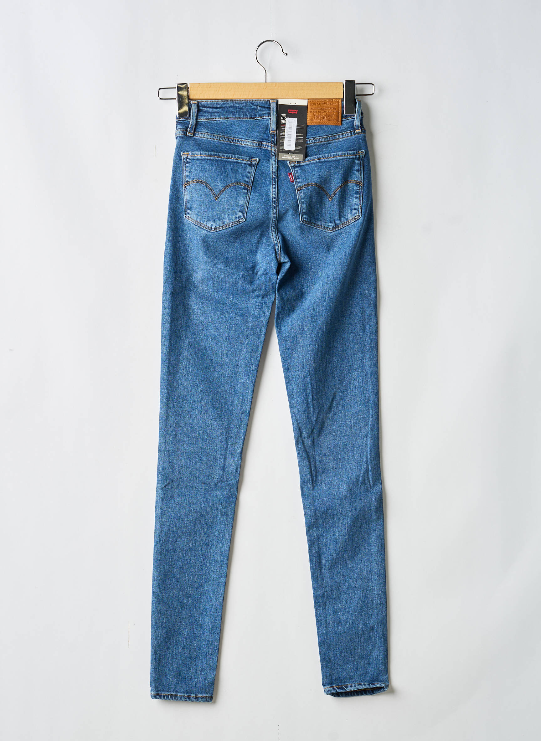 Jeans skinny taille normale taille normale bleu LEVI'S femme