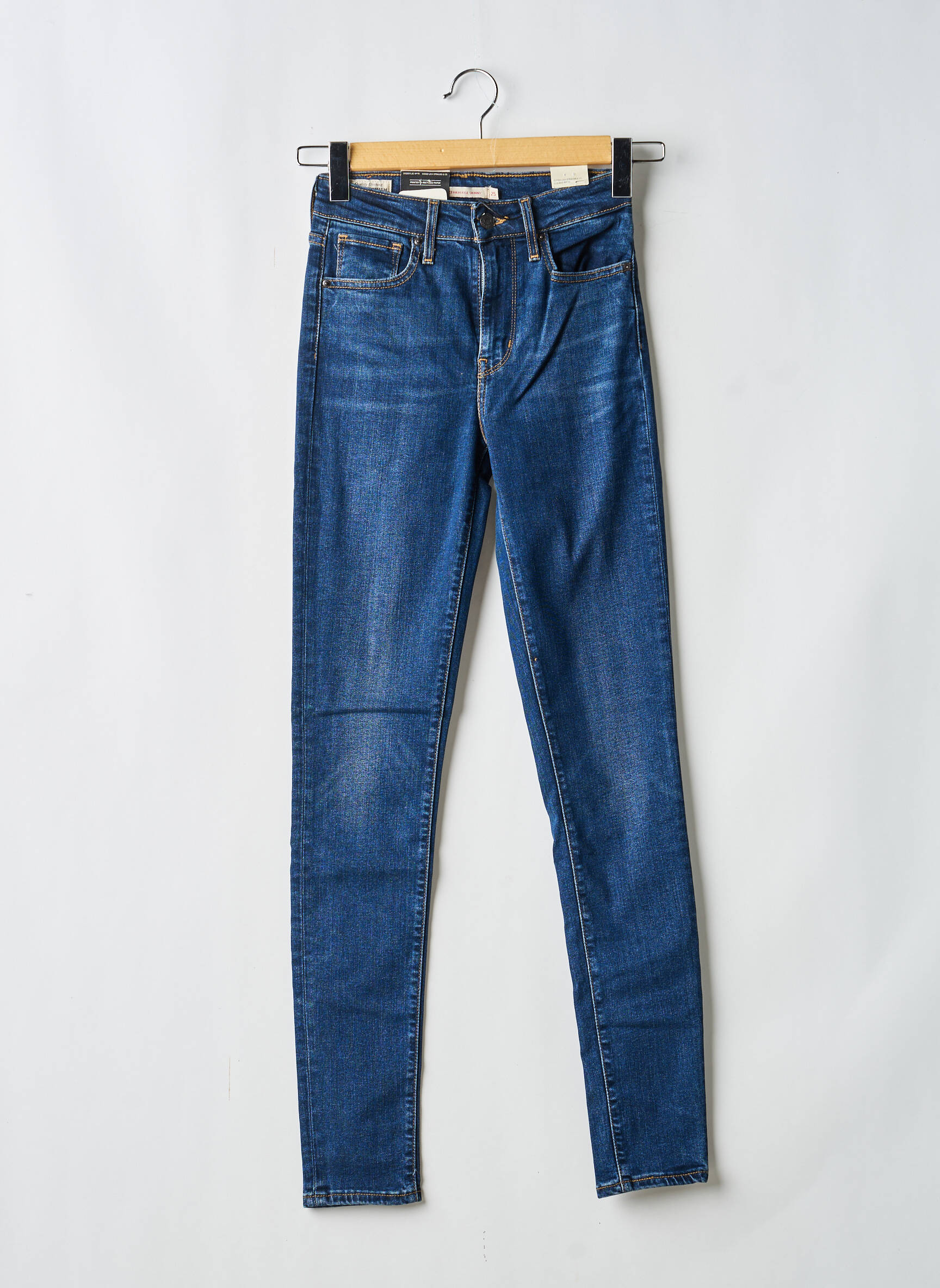 Jeans skinny taille normale taille normale bleu LEVI'S femme