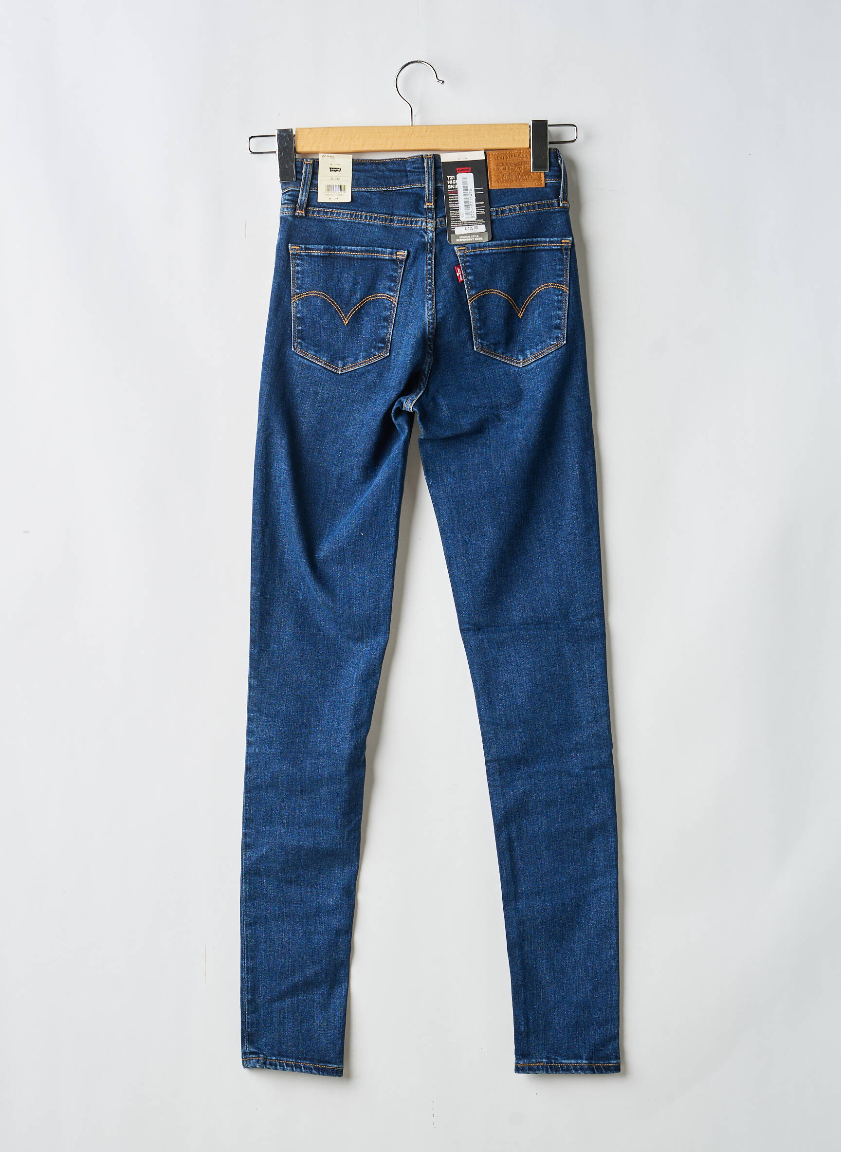 Jeans skinny taille normale taille normale bleu LEVI'S femme