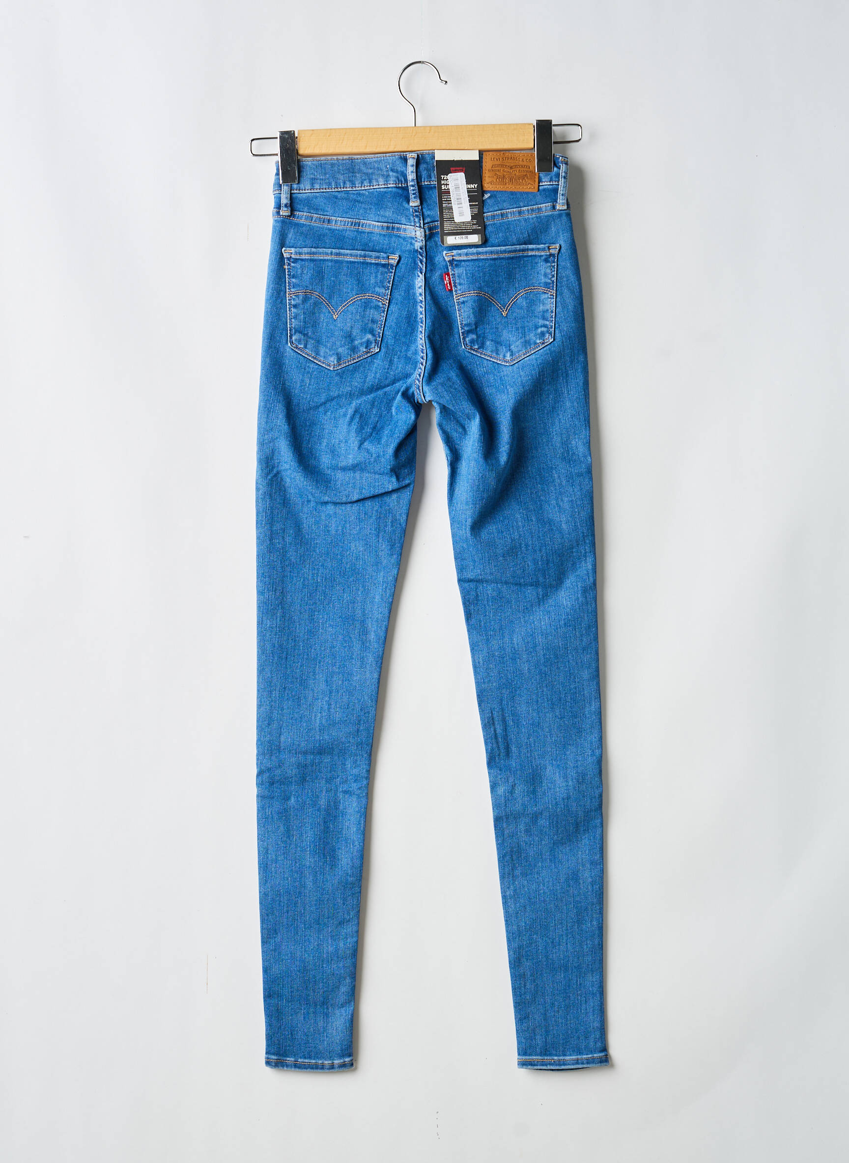 Jeans skinny taille normale taille normale bleu LEVI'S femme