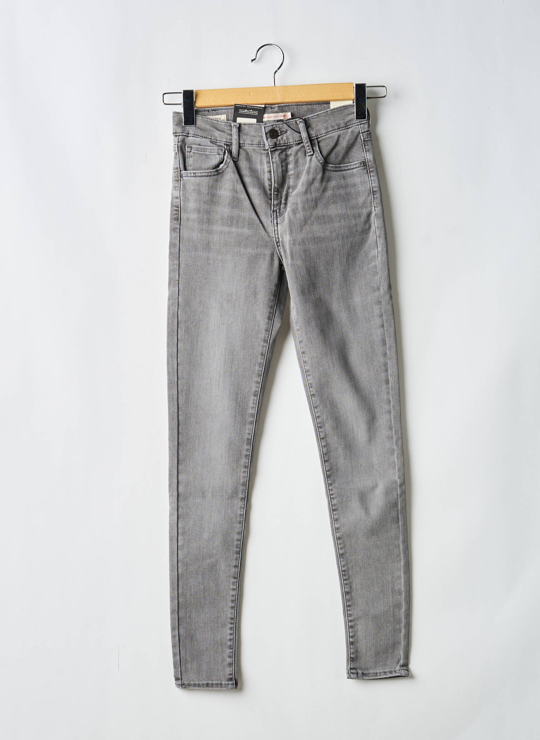 Jeans skinny taille normale taille normale gris LEVI'S femme