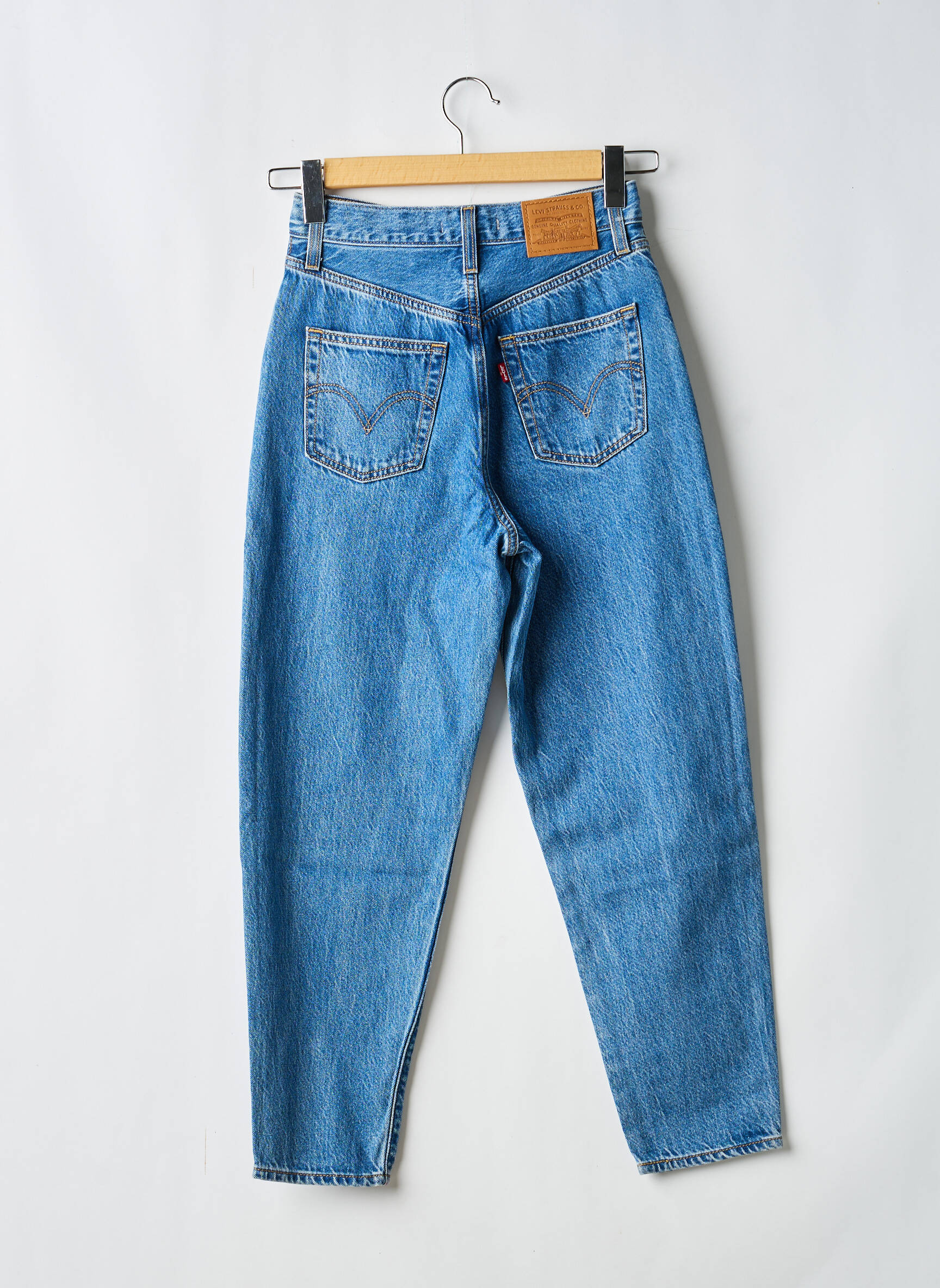 Jeans boyfriend stretch taille normale bleu LEVI'S femme