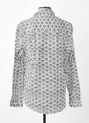 Chemise manches longues imprimé fantaisie blanc SINOE BY BAMBOO'S homme