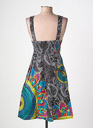 Robe courte sans manche sans manche noir BAMBOO'S femme