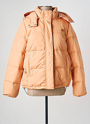 Doudoune manches longues a capuche orange LEVI'S femme