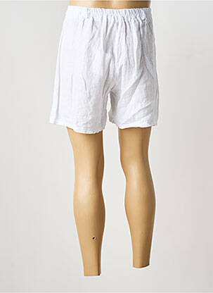 Short coupe large taille normale blanc NAIS femme
