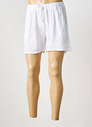 Short coupe large taille normale blanc NAIS femme