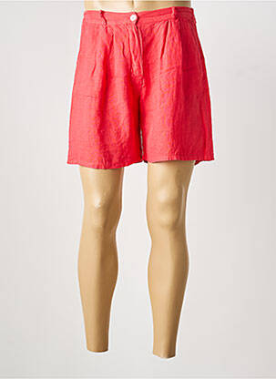 Short coupe large taille normale rouge NAIS femme