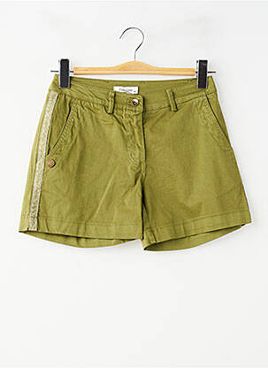 Short taille à pinces taille normale vert PAKO LITTO femme